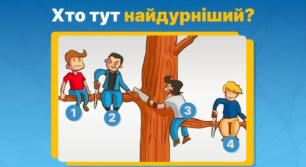 Хто тут найдурніший: тест-головоломка розповість про вашу особистість