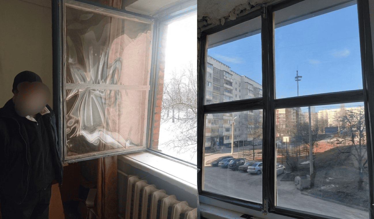 Від замірів до монтажу: волонтери безкоштовно замінюють вибите скло на “м’які вікна” у прифронтових містах (деталі)