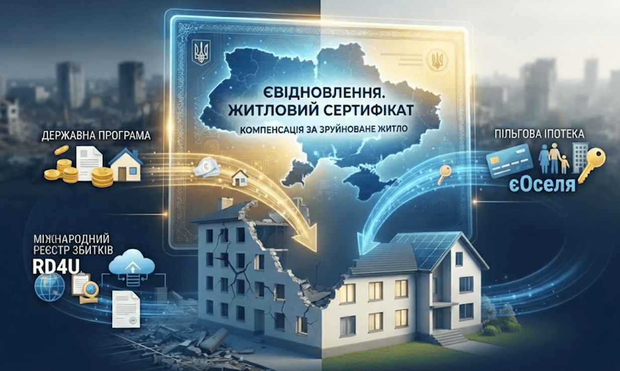 Корисне Поєднання єВідновлення, єОселі та Реєстру збитків: що важливо знати власнику зруйнованого житла